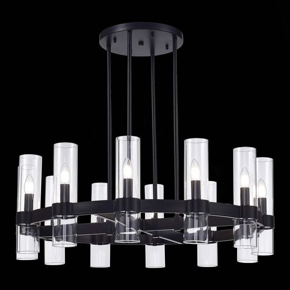 ST LUCE SL1237.403.12 Люстра подвесная ST-Luce Черный/Прозрачный E14 12*15W, изображение 5