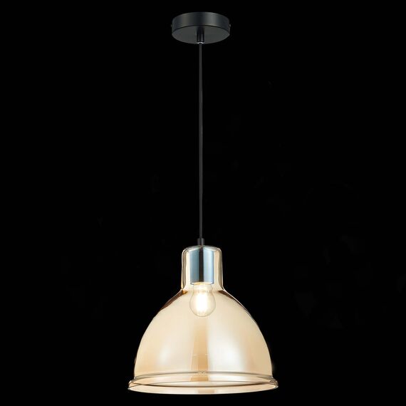 EVOLUCE SLE114723-01 Подвес Черный/Янтарный E27 1*60W, изображение 3