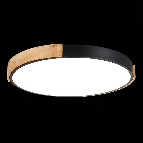 EVOLUCE SLE201342-01 Светильник потолочный Черный, Светлое дерево/Белый LED 1*40W 3000K/4000K/6000K, изображение 7