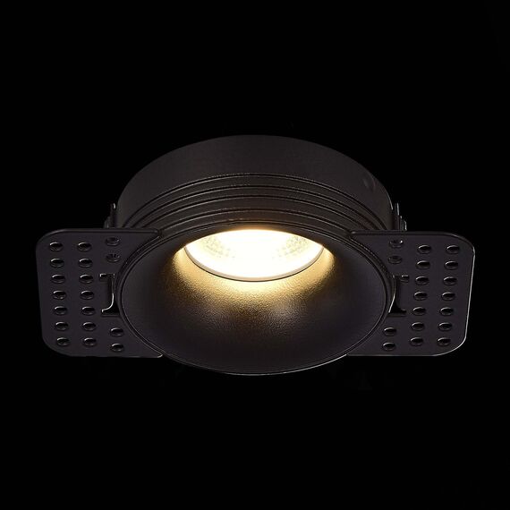 ST LUCE ST218.448.01 Светильник встраиваемый. Черный GU10 1*50W  IP20 D78xH30 165-265V Без ламп, изображение 5