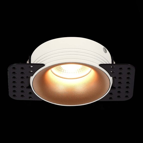 ST LUCE ST218.528.01 Светильник встраиваемый. Белый GU10 1*50W  IP20 D78xH30 165-265V Без ламп, изображение 5
