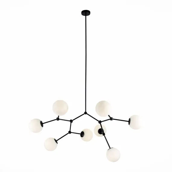 ST LUCE SL1506.403.08 Люстра подвесная ST-Luce Черный/Белый E14 8*40W