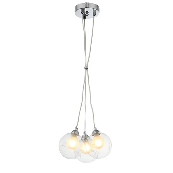 ST LUCE SL431.113.03 Светильник подвесной ST-Luce Хром/Прозрачный, Белый G9 3*5W