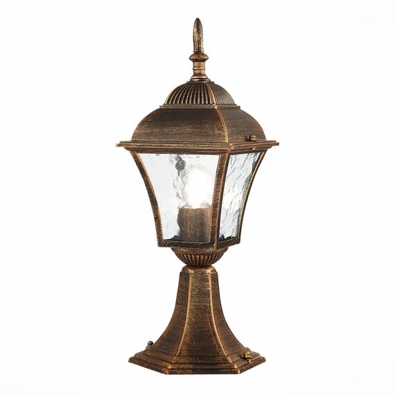 ST LUCE SL082.205.01 Светильник уличный наземный ST-Luce Бронза/Бронза, Прозрачный E27 1*60W