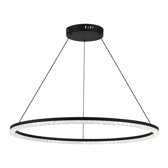ST LUCE SL1018.413.01 Светильник подвесной ST-Luce черный/прозрачный LED 1*54W 4000K
