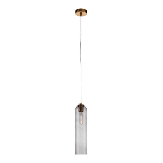 ST LUCE SL1145.343.01 Светильник подвесной ST-Luce Латунь/Дымчатый E27 1*60W