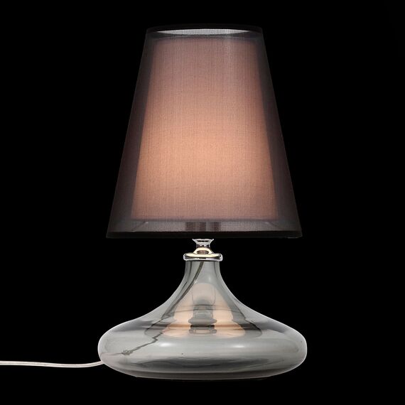 ST LUCE SL974.404.01 Прикроватная лампа ST-Luce Хром, Дымчатый/Черный, Белый E27 1*60W, изображение 5