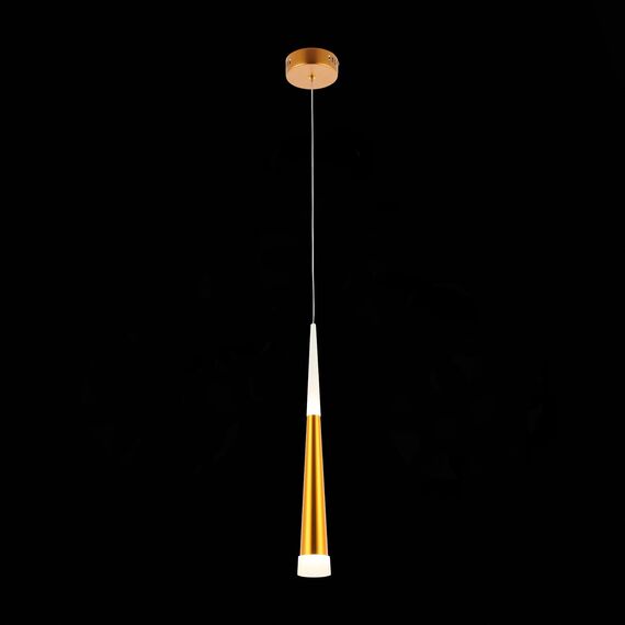 EVOLUCE SLE200103-01 Подвес Золотистый/Золотистый, Белый LED 1*7W 3000K, изображение 3