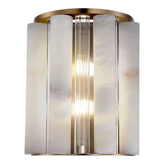 ST LUCE SL1516.301.02 Светильник настенный ST-Luce Бронза, Прозрачный/Белый алебастр G9 2*5W