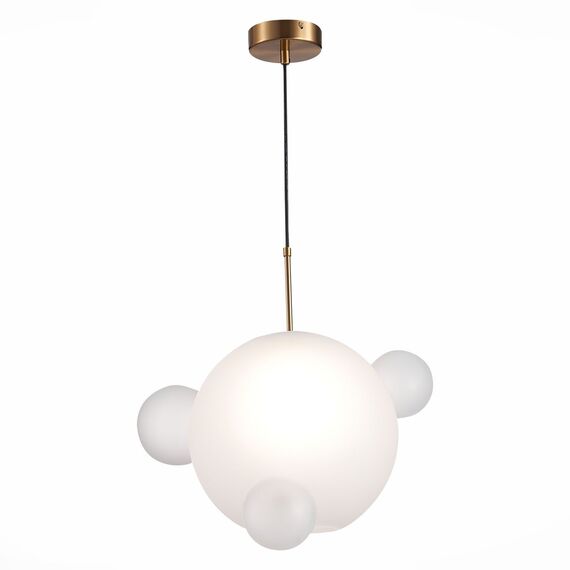 ST LUCE SL1133.503.01 Светильник подвесной ST-Luce Латунь/Белый E27 1*60W