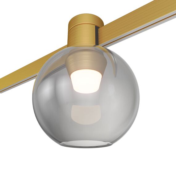ST LUCE ST819.206.03 Магнитный трековый светильник FARM Золотистый LED 1*3W 3000K 89Lm Ra90 120 IP20 D85xH11