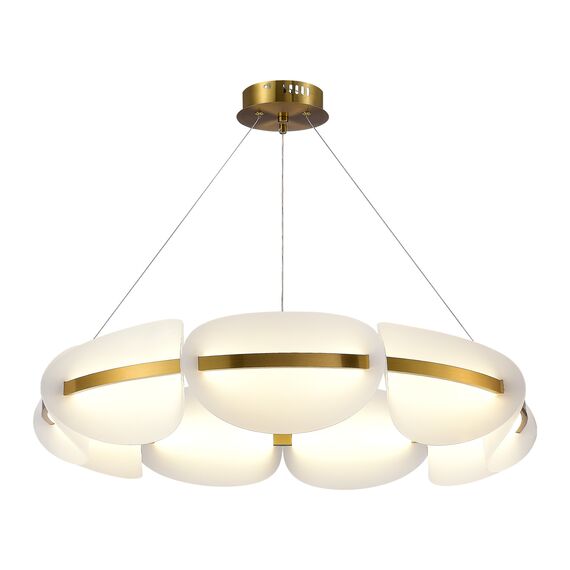 ST LUCE SL1304.203.56 Люстра подвесная ST-Luce Золотистый/Белый LED 1*56W 3000K