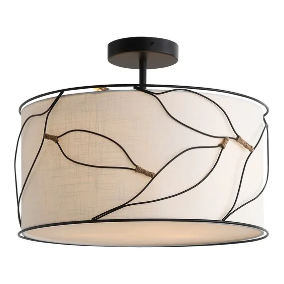 ST LUCE SL6228.402.03 Светильник подвесной ST-Luce Черный/Бежевый E27 3*60W