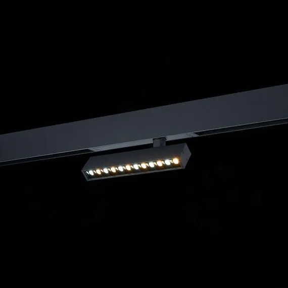 ST LUCE ST656.496.09 Светильник трековый SMART Черный LED 1*9W 2700K-6000K 700Lm Ra>90 24 IP20 L220xW25xH105 220V, изображение 4