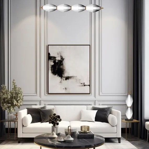 ST LUCE SL6130.403.24 Светильник подвесной ST-Luce Черный/Белый, Дымчатый LED 1*28W 3000K, изображение 4