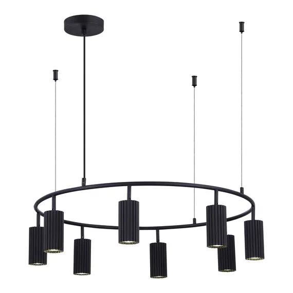 ST LUCE SL1213.403.08 Светильник подвесной ST-Luce Черный/Черный GU10 8*5W 4000K