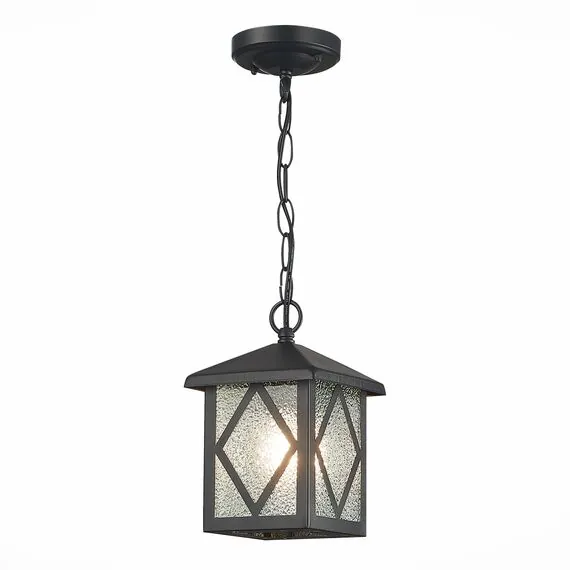 ST LUCE SL084.403.01 Светильник уличный подвесной ST-Luce Черный/Черный, Прозрачный E27 1*60W
