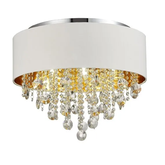 ST LUCE SL1350.502.06 Светильник потолочный ST-Luce Хром/Белый, Золотистый, Прозрачный E14 6*40W