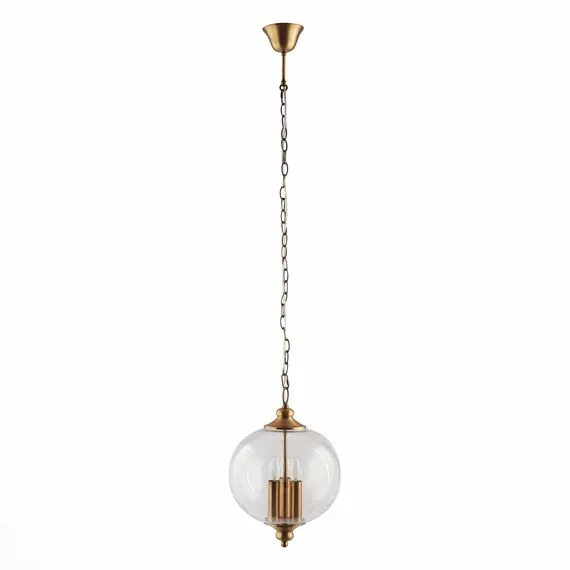 ST LUCE SL362.203.03 Светильник подвесной ST-Luce Золотистый/Прозрачный E14 3*60W