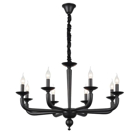 ST LUCE SL1114.403.08 Люстра подвесная ST-Luce Черный E14 8*40W
