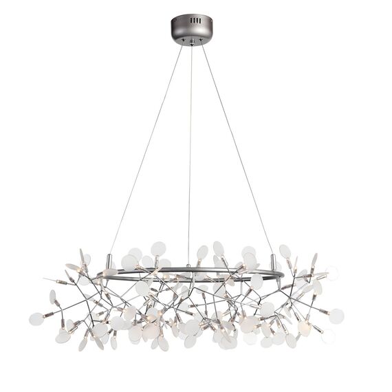 ST LUCE SL379.103.135 Люстра подвесная ST-Luce Серебристый/Белый LED 135*0,3W 3500K