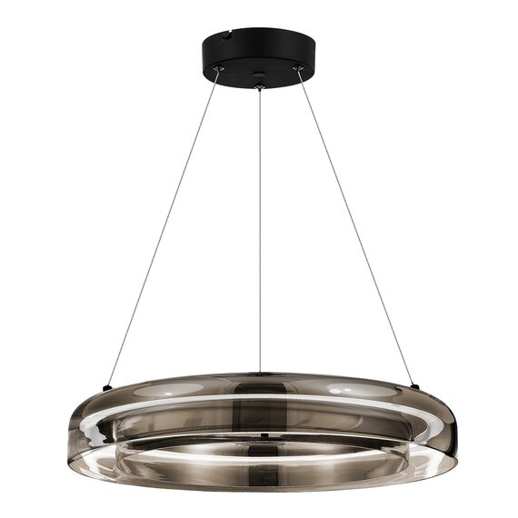 ST LUCE SL6019.333.01 Светильник подвесной ST-Luce Черный/Дымчатый, Белый LED 1*36W 3000K