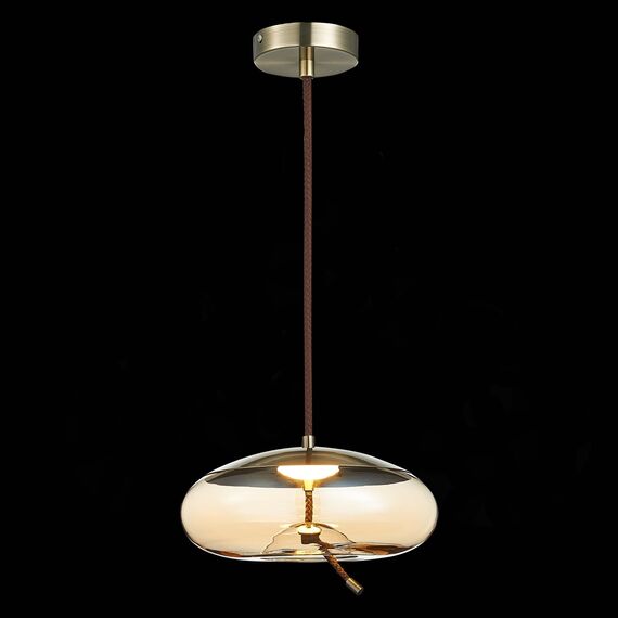 ST LUCE SL6108.303.01 Люстра подвесная ST-Luce Бронза/Янтарный LED 1*10W 3000K, изображение 5