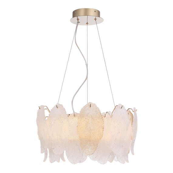 ST LUCE SL6135.203.01 Светильник подвесной ST-Luce золото/прозрачный, янтарный LED 1*30W 3000K