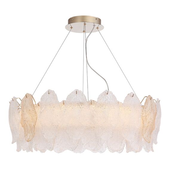 ST LUCE SL6135.223.01 Светильник подвесной ST-Luce золото/прозрачный, янтарный LED 1*56W 3000K