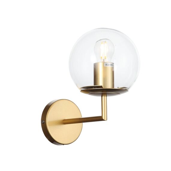 ST LUCE SL1150.201.01 Светильник настенный ST-Luce Матовое золото/Прозрачный E27 1*40W