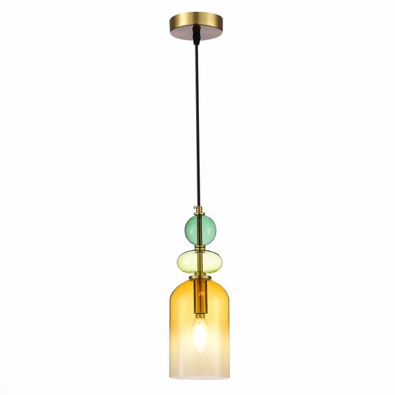 ST LUCE SL2000.213.01 Подвес ST-Luce Золотистый/Янтарный E14 1*40W