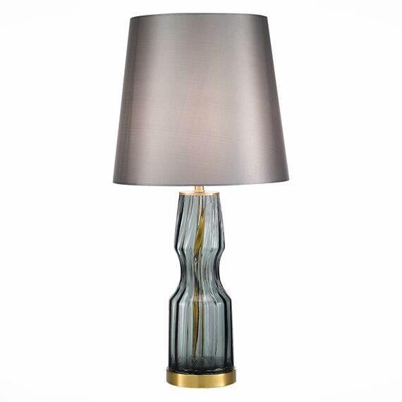 ST LUCE SL1005.104.01 Прикроватная лампа ST-Luce Дымчатый,Латунь/Серый E27 1*40W