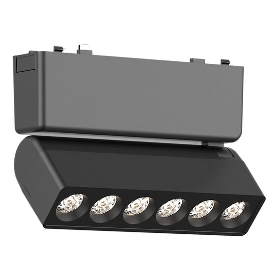 ST LUCE ST675.446.06 Магнитный трековый светильник Черный LED 1*6W 4000K 360Lm Ra>90 >90 IP20 L122xW26xH81 4