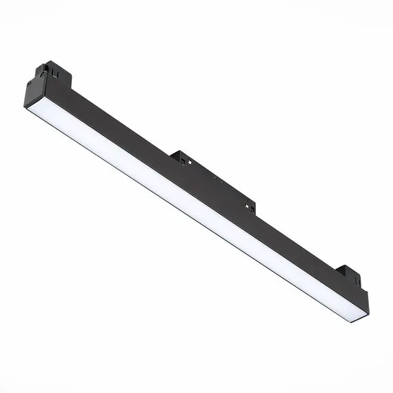 ST LUCE ST360.436.12 Магнитный трековый светильник Черный LED 1*12W 3000K 780Lm Ra>90 120 IP20 L406xW22xH44, изображение 4