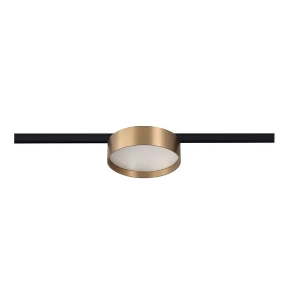 ST LUCE ST670.336.12 Магнитный трековый светильник Латунь LED 1*12W 3000K 500Lm Ra>80 100° IP20 D113xH34 24V, изображение 4