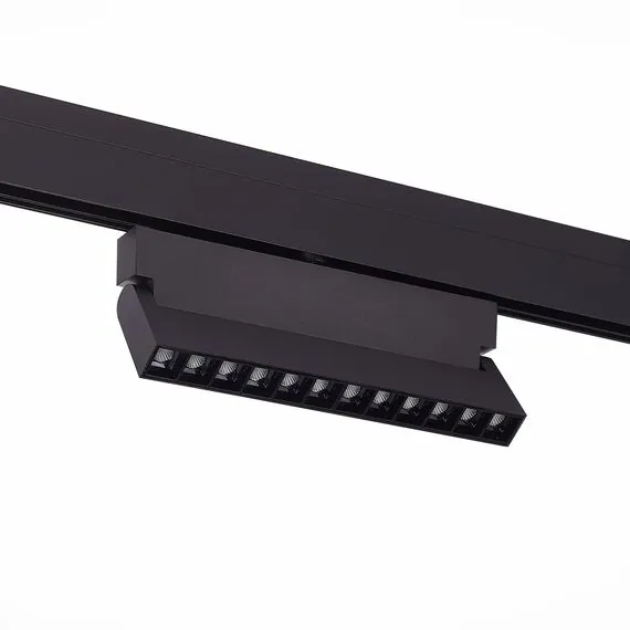 ST LUCE ST362.436.12 Магнитный трековый светильник Черный LED 1*12W 3000K 1 009Lm Ra>80 36° IP20 L219xW22xH1, изображение 3