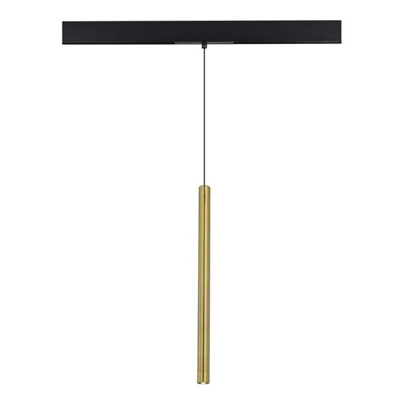 ST LUCE ST683.346.08 Магнитный трековый светильник Золотистый LED 1*8W 4000K 450Lm Ra90 24° IP20 D30xH500 48