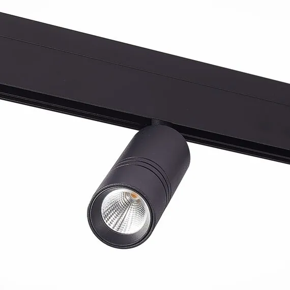 ST LUCE ST365.436.12 Магнитный трековый светильник Черный LED 1*12W 3000K 1 020Lm Ra>90 36° IP20 L-xW44xH130, изображение 2