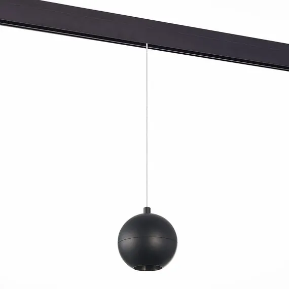 ST LUCE ST354.433.12 Магнитный трековый светильник подвесной Черный LED 1*12W 3000K 750Lm Ra>80 36° IP20 D10, изображение 3