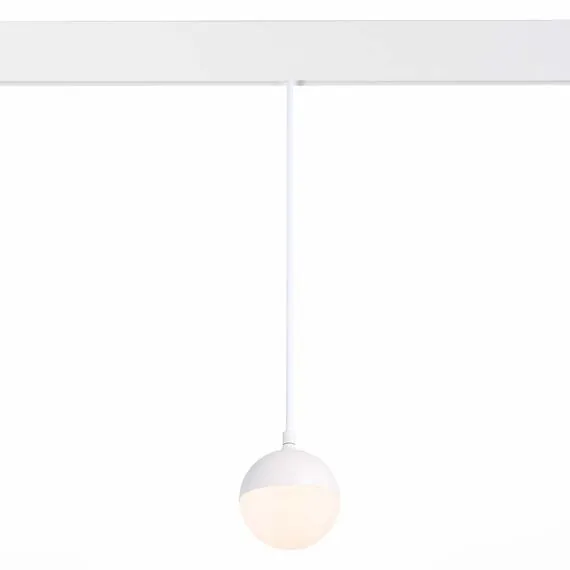 ST LUCE ST358.533.07 Магнитный трековый светильник подвесной Белый LED 1*7W 3000K 520Lm Ra>80 120° IP20 D90x
