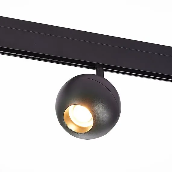 ST LUCE ST354.446.12 Магнитный трековый светильник Черный LED 1*12W 4000K 680Lm Ra>80 36° IP20 L120xW100xH19