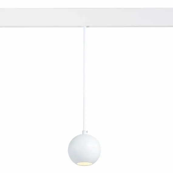 ST LUCE ST354.533.12 Магнитный трековый светильник подвесной Белый LED 1*12W 3000K 750Lm Ra>80 36° IP20 D100