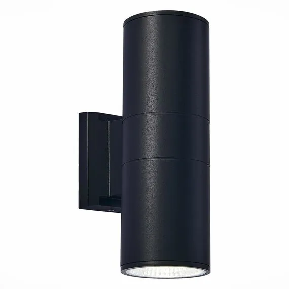 ST LUCE SL074.401.02 Светильник уличный настенный ST-Luce Черный/Черный LED 2*8W 4000K