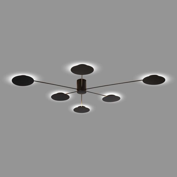 ST LUCE SL6006.402.06 Светильник потолочный Черный/Черный LED 6*5W 3000K, изображение 2