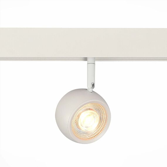 ST LUCE ST355.536.10 Магнитный трековый светильник Белый LED 1*10W 3000K 470Lm Ra>80 36° IP20 L120xW50xH176