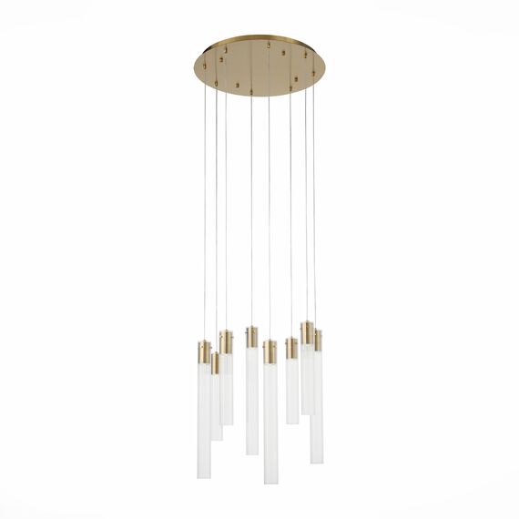 ST LUCE SL1229.303.08 Люстра подвесная ST-Luce Латунь/Прозрачный GU10 8*5W