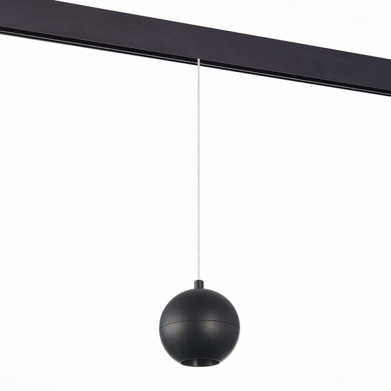 ST LUCE ST354.443.12 Магнитный трековый светильник подвесной Черный LED 1*12W 4000K 750Lm Ra>80 36° IP20 D10, изображение 3