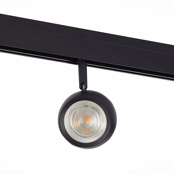 ST LUCE ST355.436.10 Магнитный трековый светильник Черный LED 1*10W 3000K 470Lm Ra>80 36° IP20 L120xW50xH176, изображение 2
