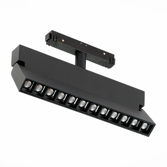 ST LUCE ST362.446.12 Магнитный трековый светильник Черный LED 1*12W 4000K 1 009Lm Ra>90 36° IP20 L219xW22xH1, изображение 5