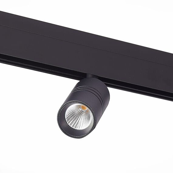 ST LUCE ST365.436.07 Магнитный трековый светильник Черный LED 1*7W 3000K 595Lm Ra>90 36° IP20 L-xW44xH90 48V, изображение 2
